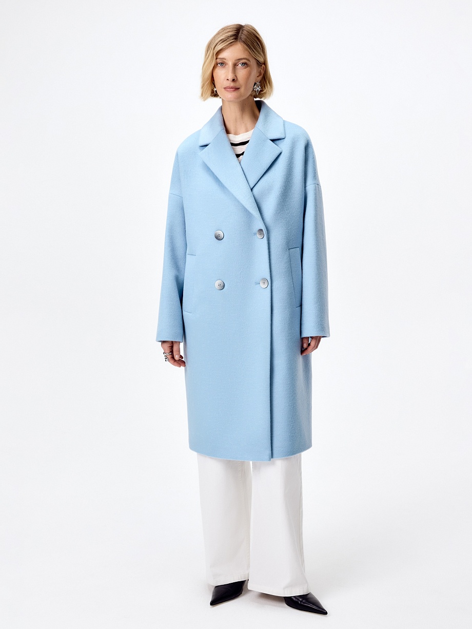 Шерстяное пальто с мембраной