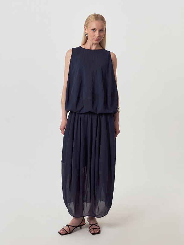 Юбка-баллон из тонкого 100% хлопка