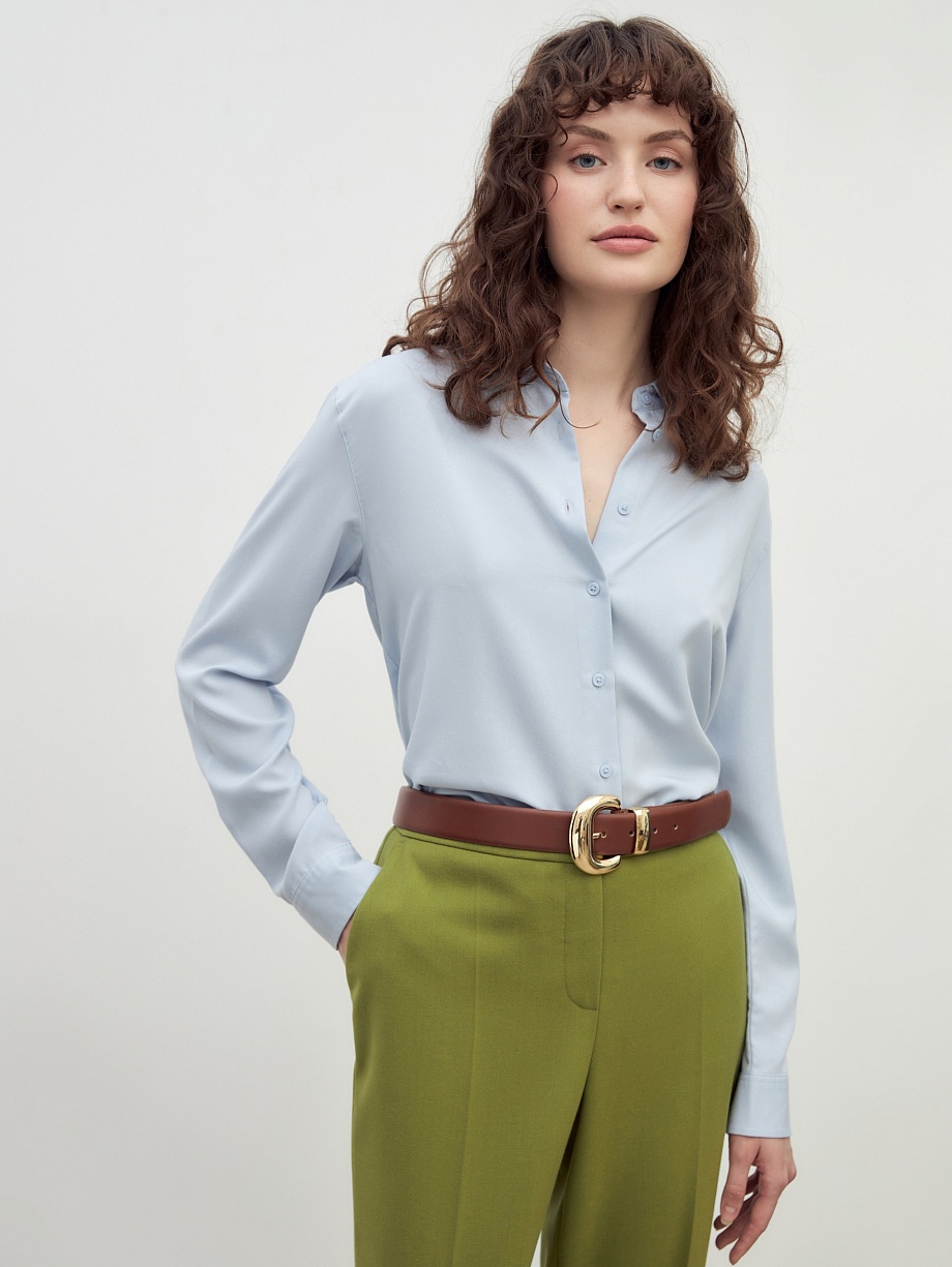 Свободная блуза из 100% вискозы