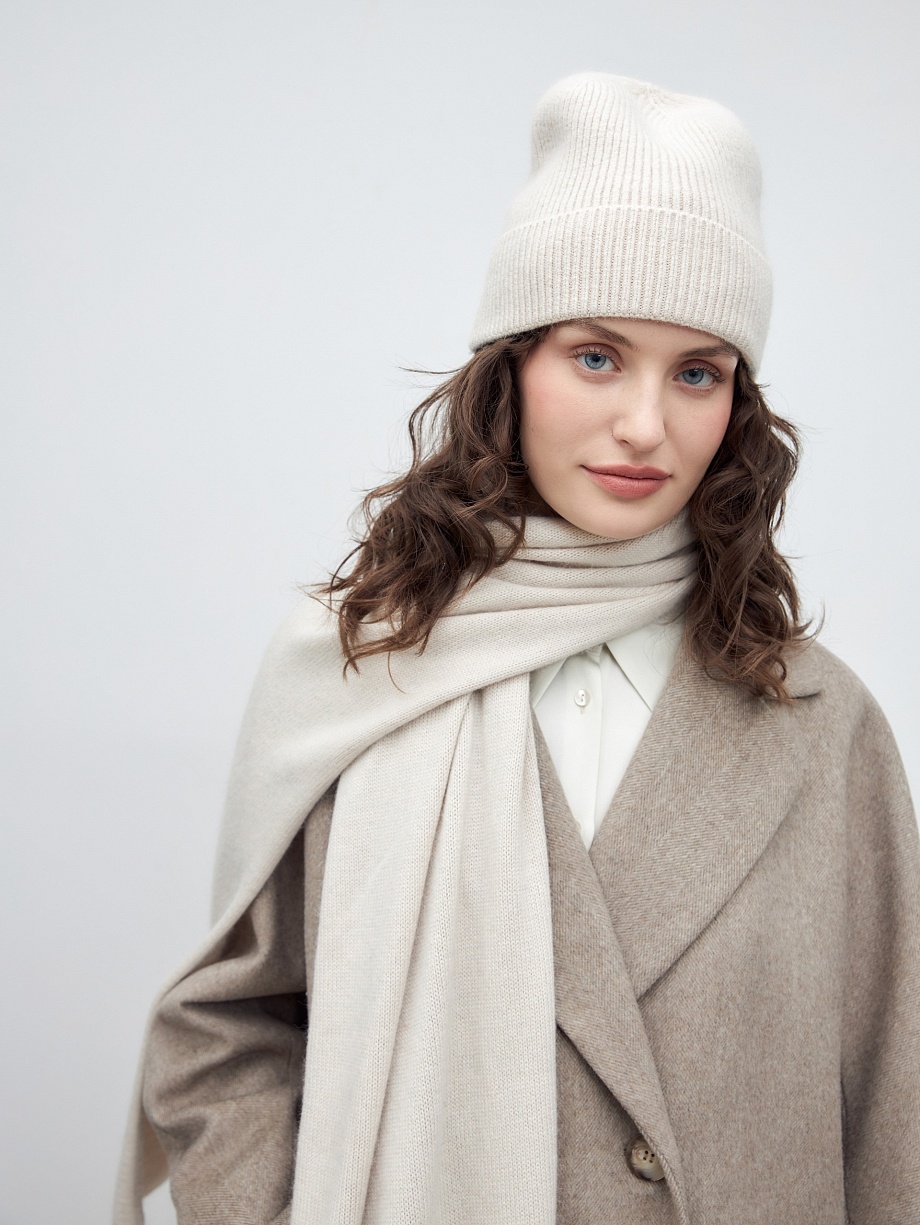 Мягкий шарф с шерстью и ангорой