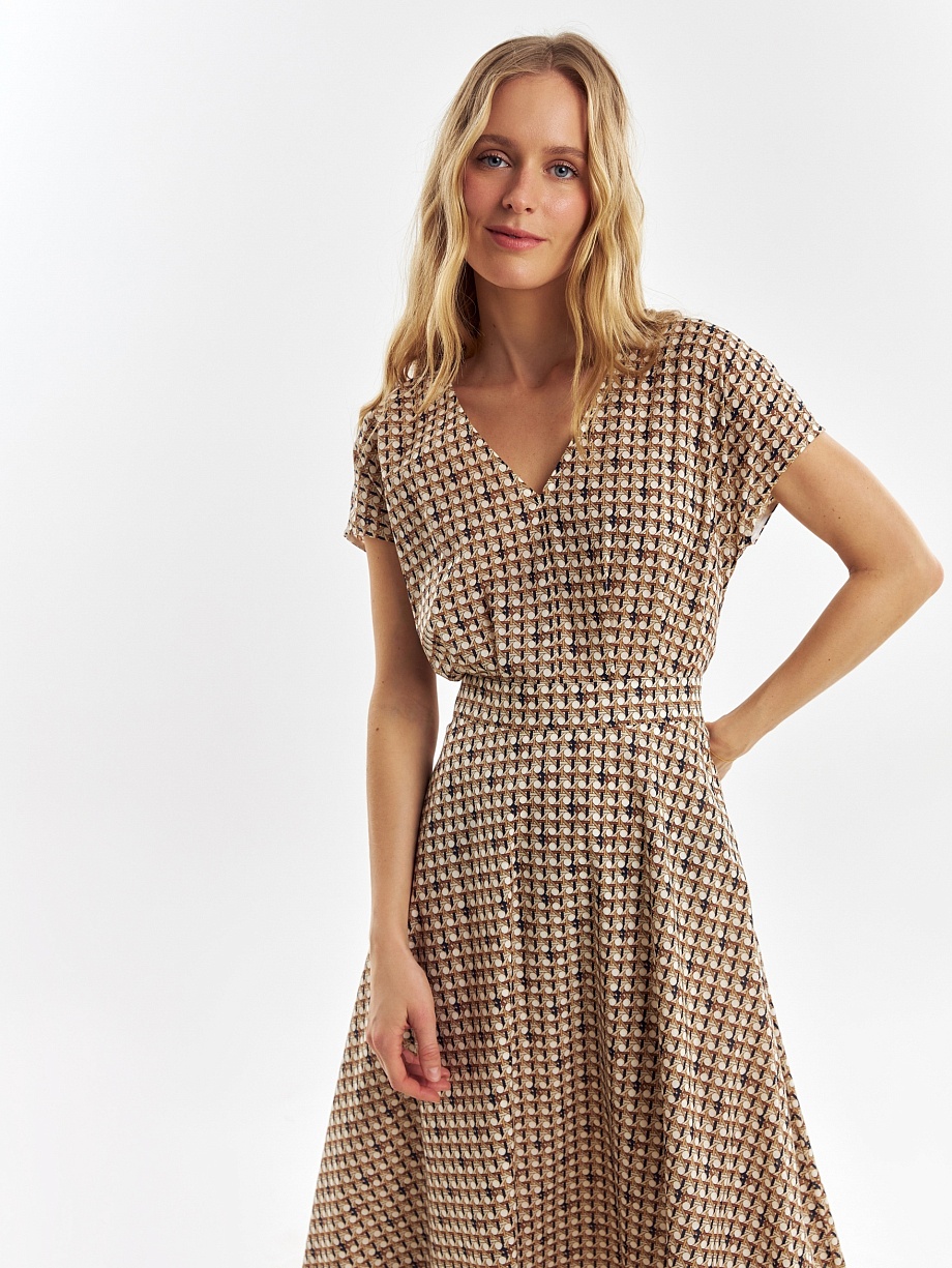 Платье миди из 100% хлопка