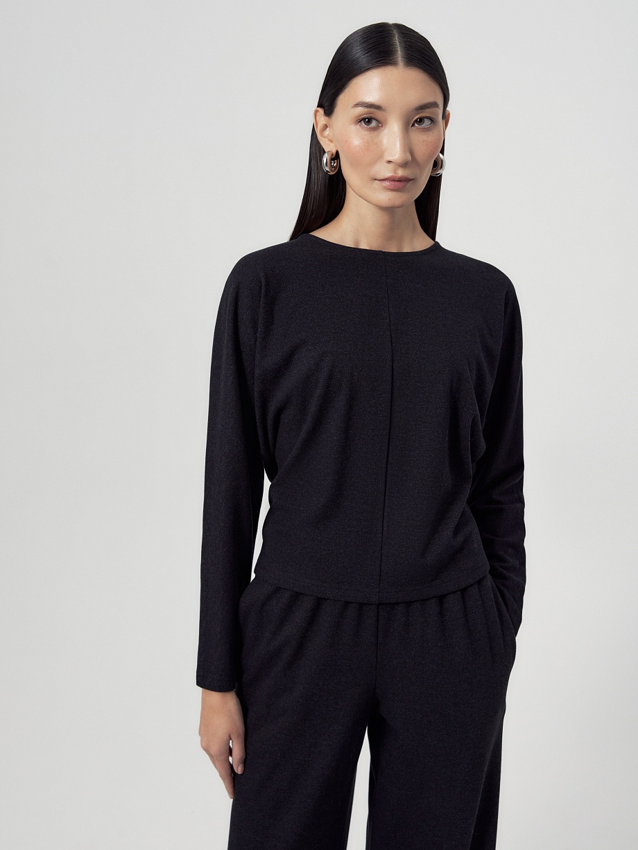 Джемпер из вискозного трикотажа