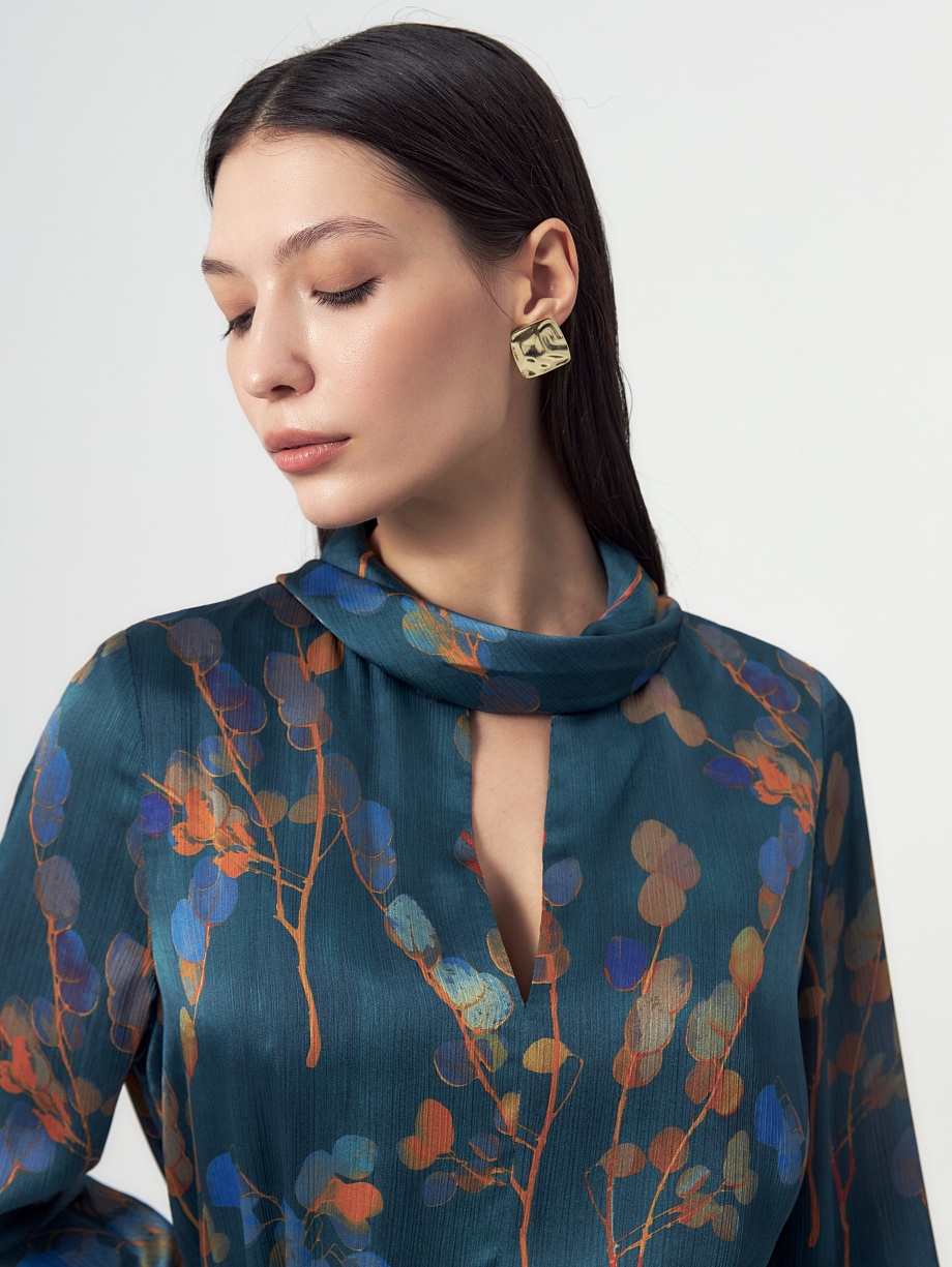 Свободное платье из плательной ткани