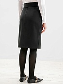 Классическая черная юбка POMPA арт.1120691us0399