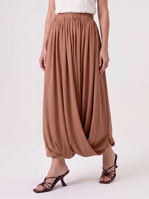 Асимметричная юбка-баллон