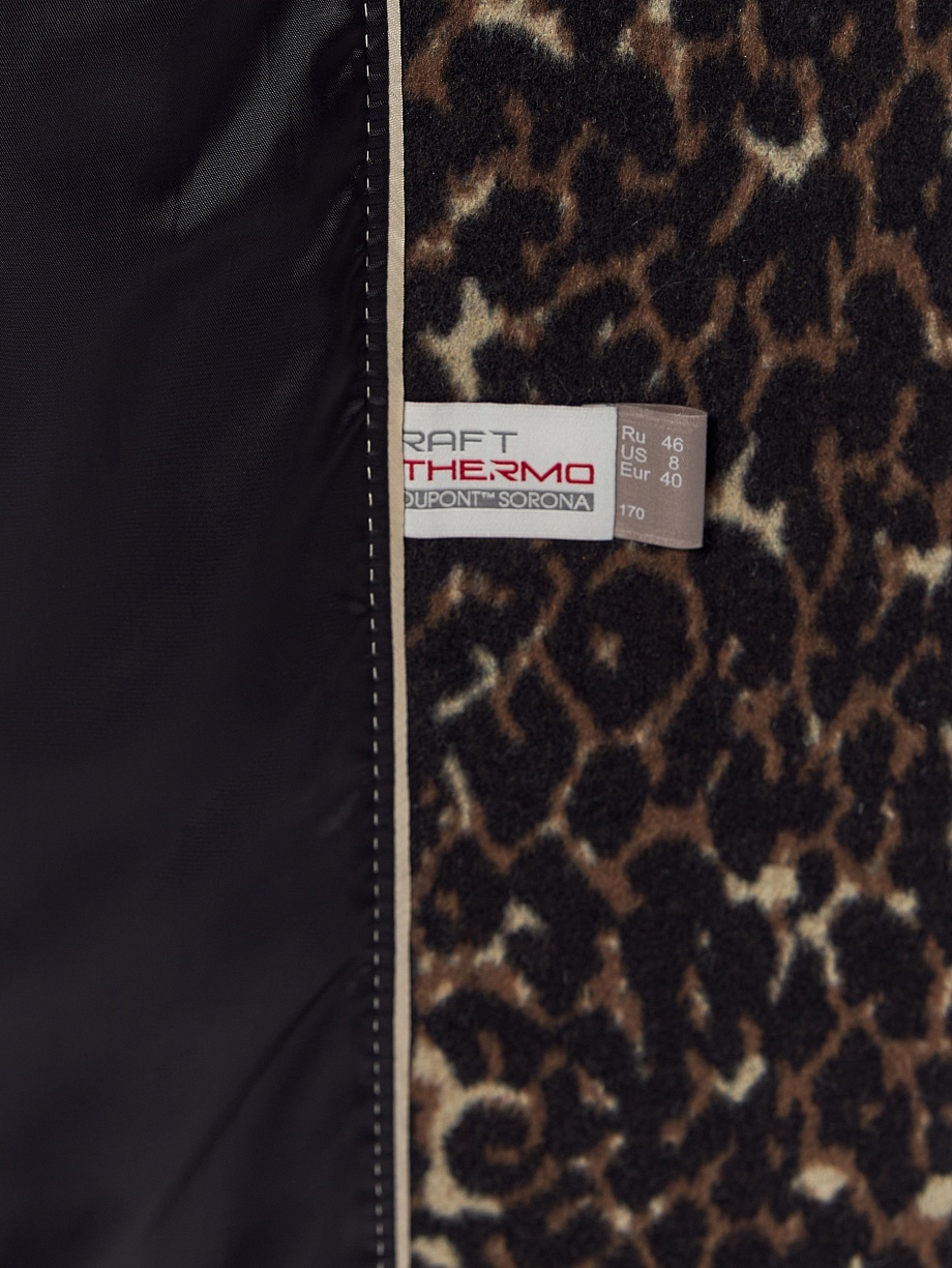 Пальто из шерсти с мембраной и утеплённой спинкой