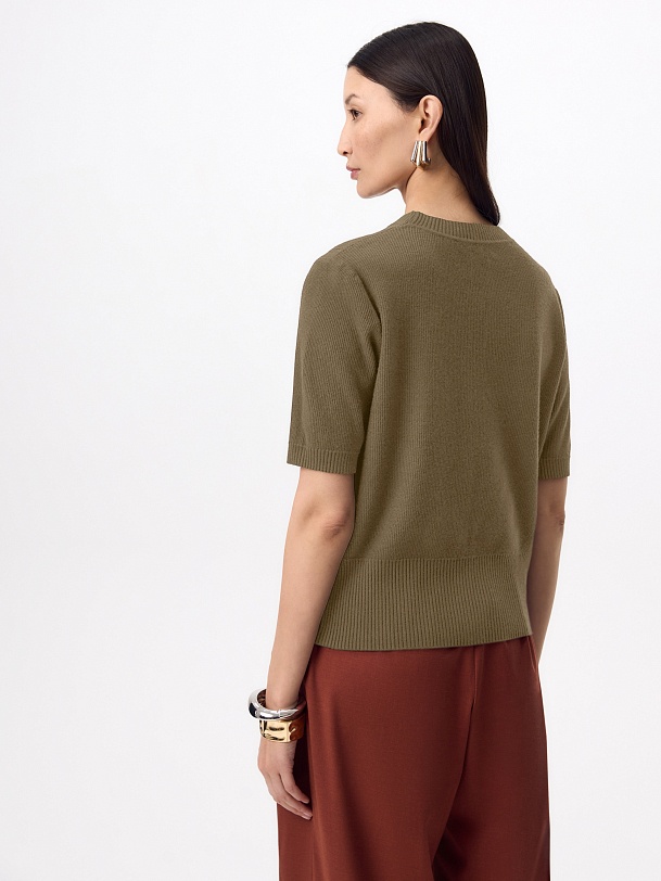 Джемпер из вискозы и шерсти