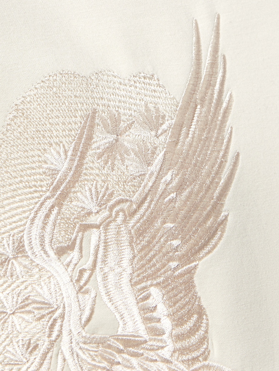 Свитшот из вискозы с вышивкой