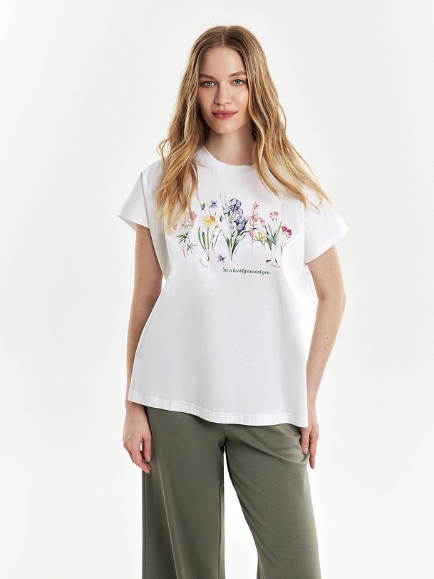 Футболка из мерсеризированного хлопка