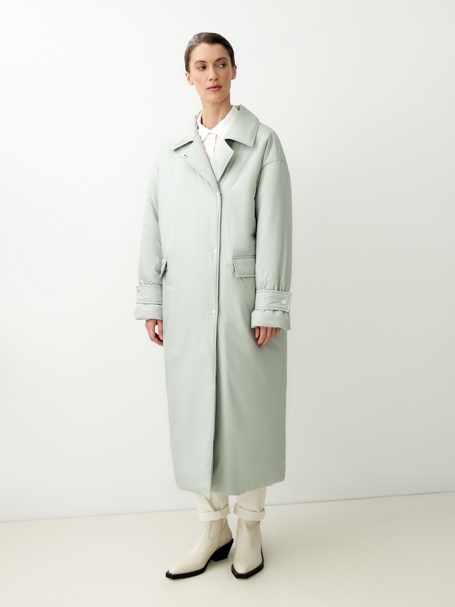 Пальто из плащёвой ткани с мембраной