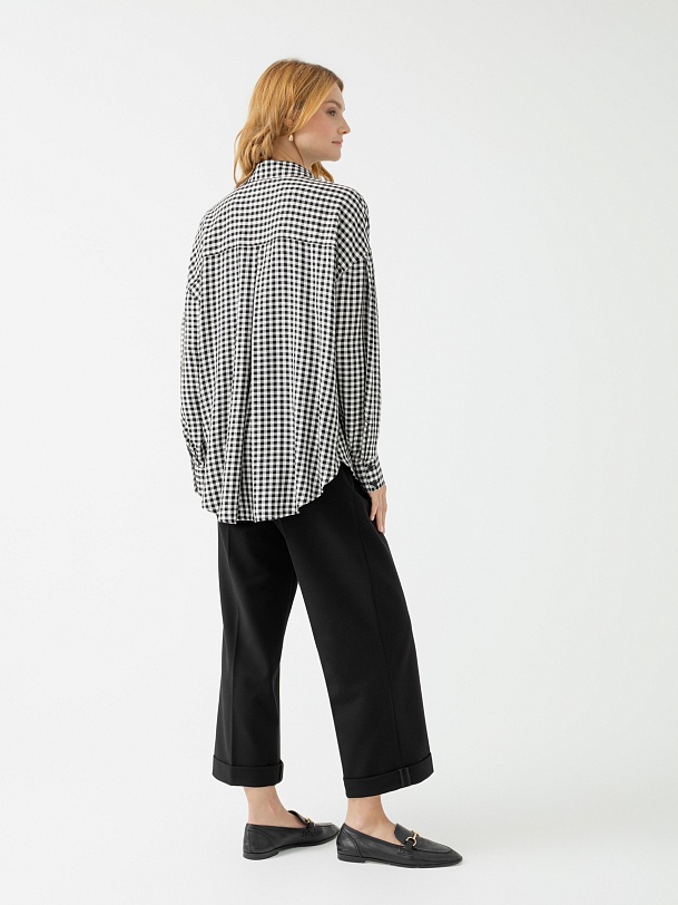 Женская рубашка свободного кроя