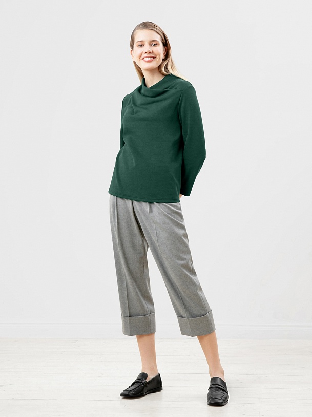 Блуза прямого силуэта