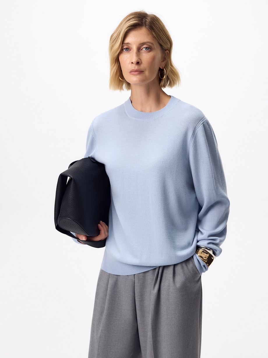 Джемпер из шерсти мериноса и кашемира