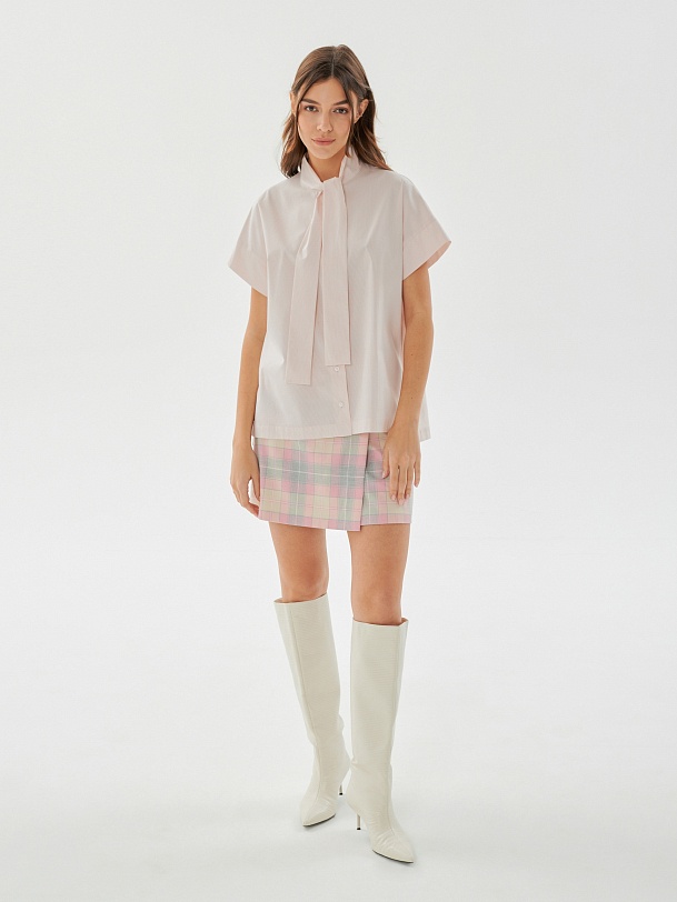 Романтичная блуза с бантом