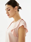 Женственная блузка с коротким рукавом POMPA арт.2147570dr0115