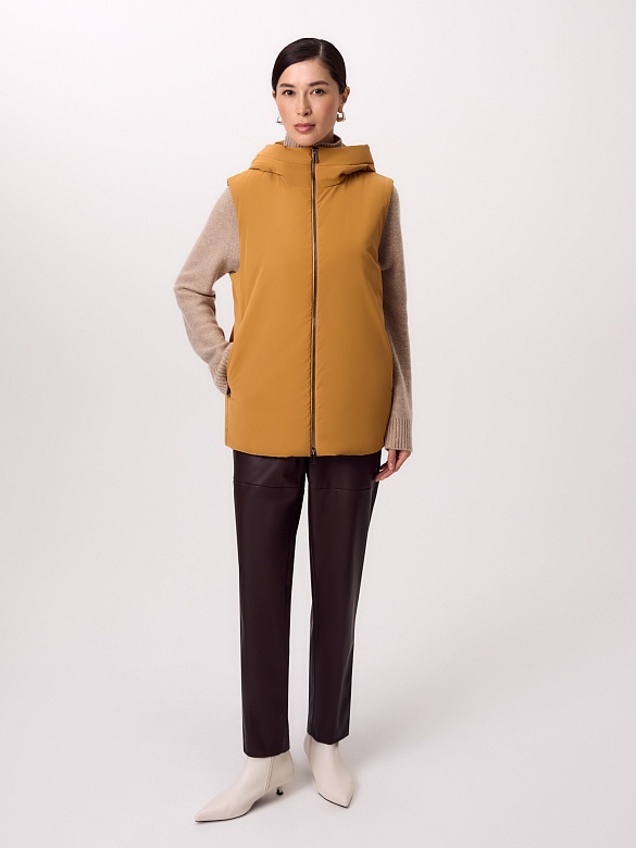 Утеплённый непромокаемый жилет с капюшоном POMPA арт.1090800i60033