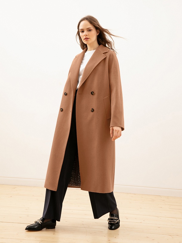 Пальто-кокон с мембраной