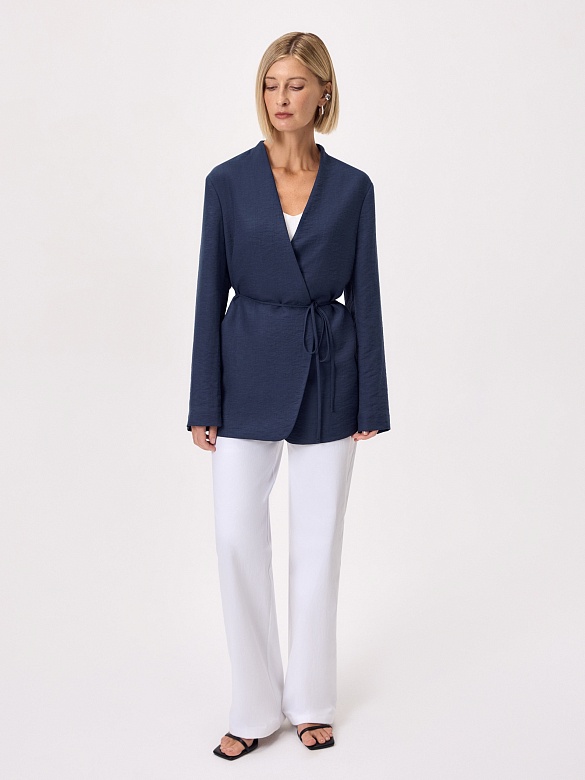 Жакет без лацканов POMPA арт.4103150uw0664