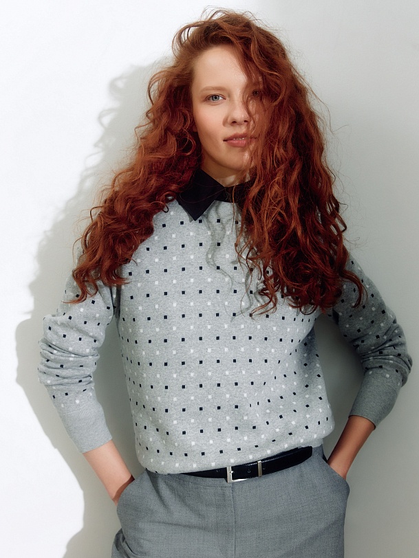 Базовый хлопковый джемпер