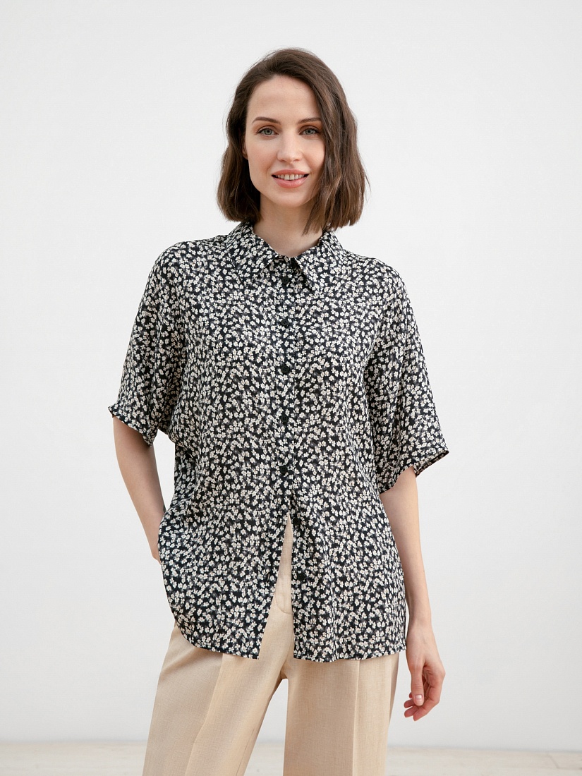 Женская блузка с коротким рукавом POMPA