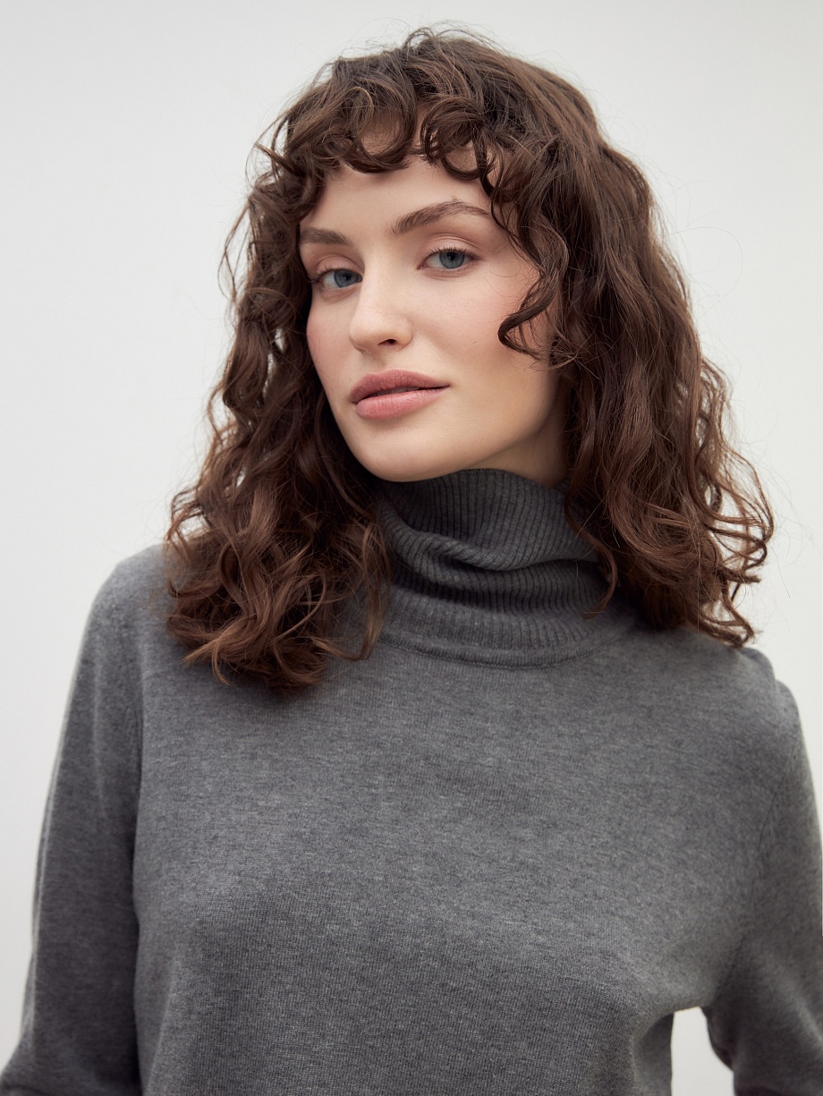 Водолазка из вискозы и хлопка