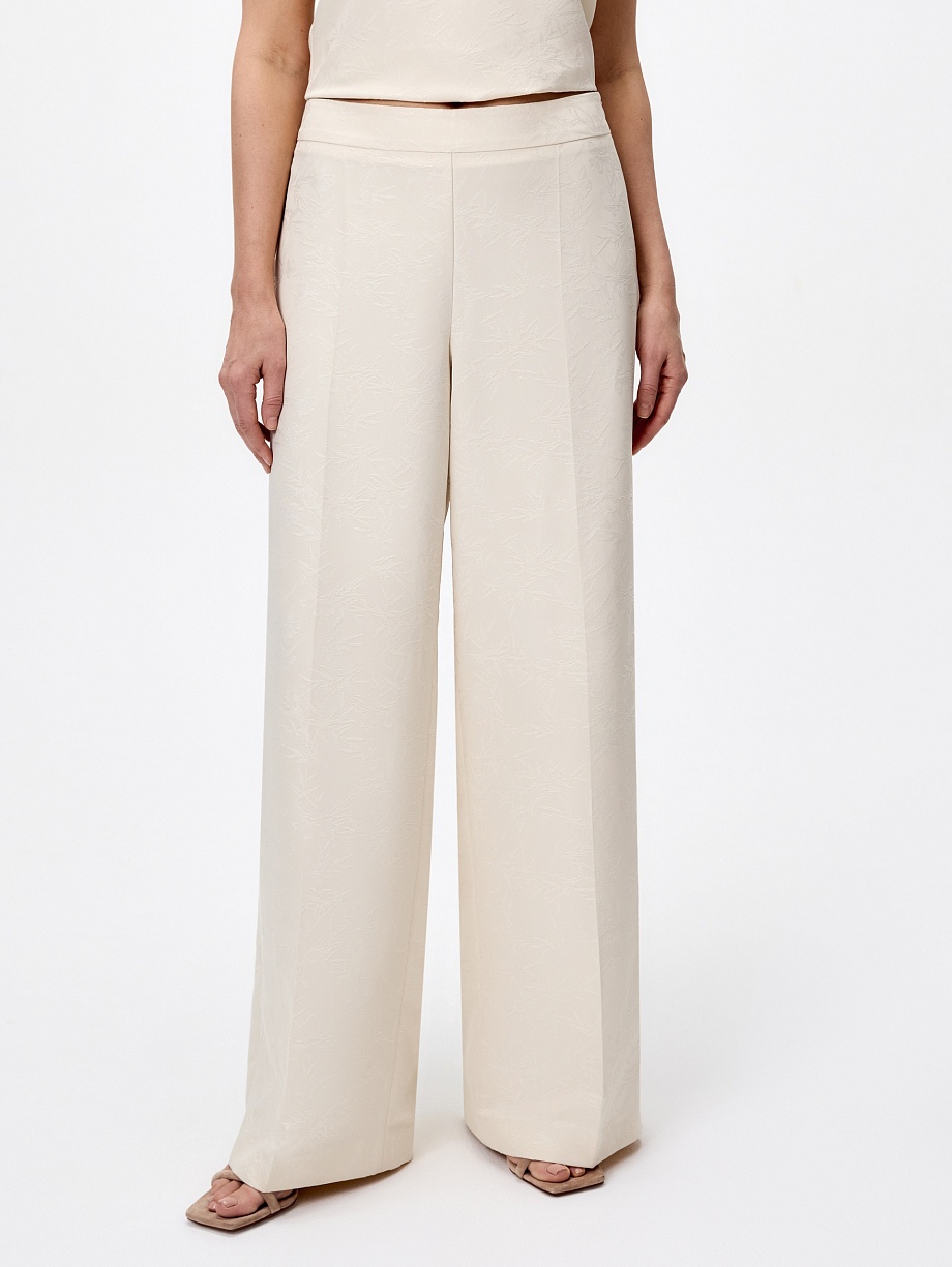 Брюки клёш из вискозы