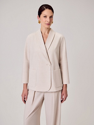 Жакет с укороченным рукавом