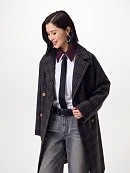 Пальто из шерсти с мембраной и утеплённой спинкой POMPA арт.1014909p90090