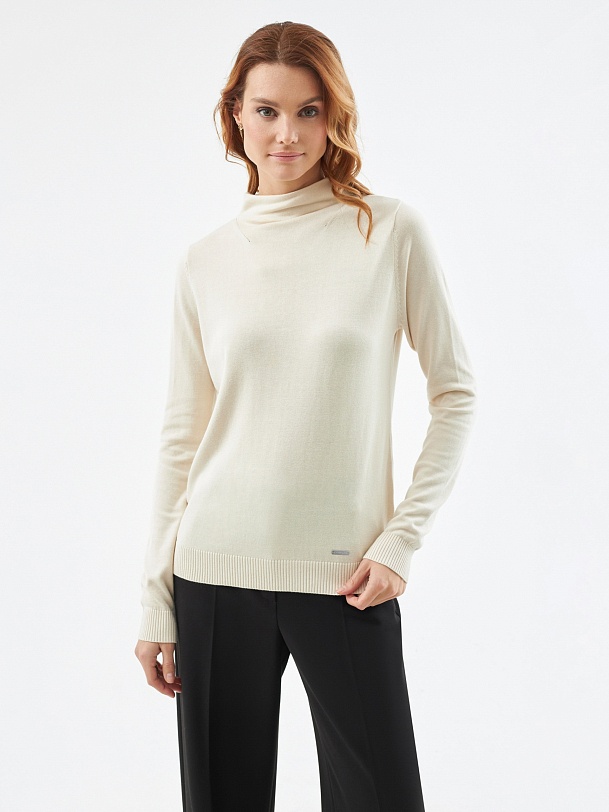 Водолазка из вискозы и хлопка