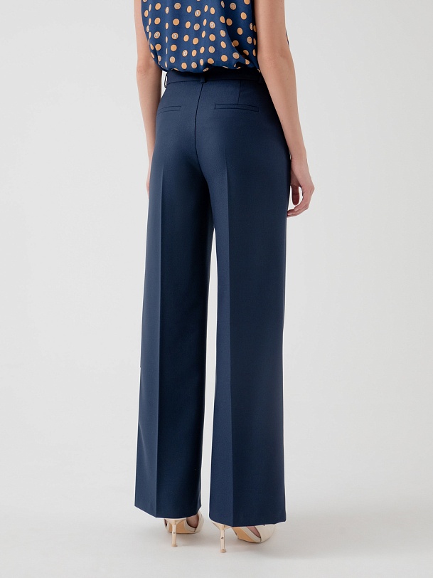 Прямые брюки на низкой посадке