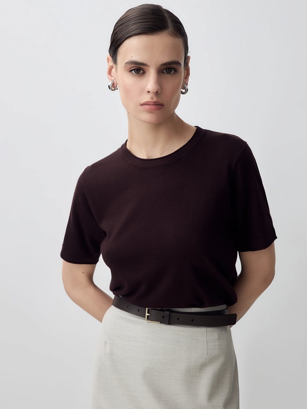 Вязаный джемпер из вискозы