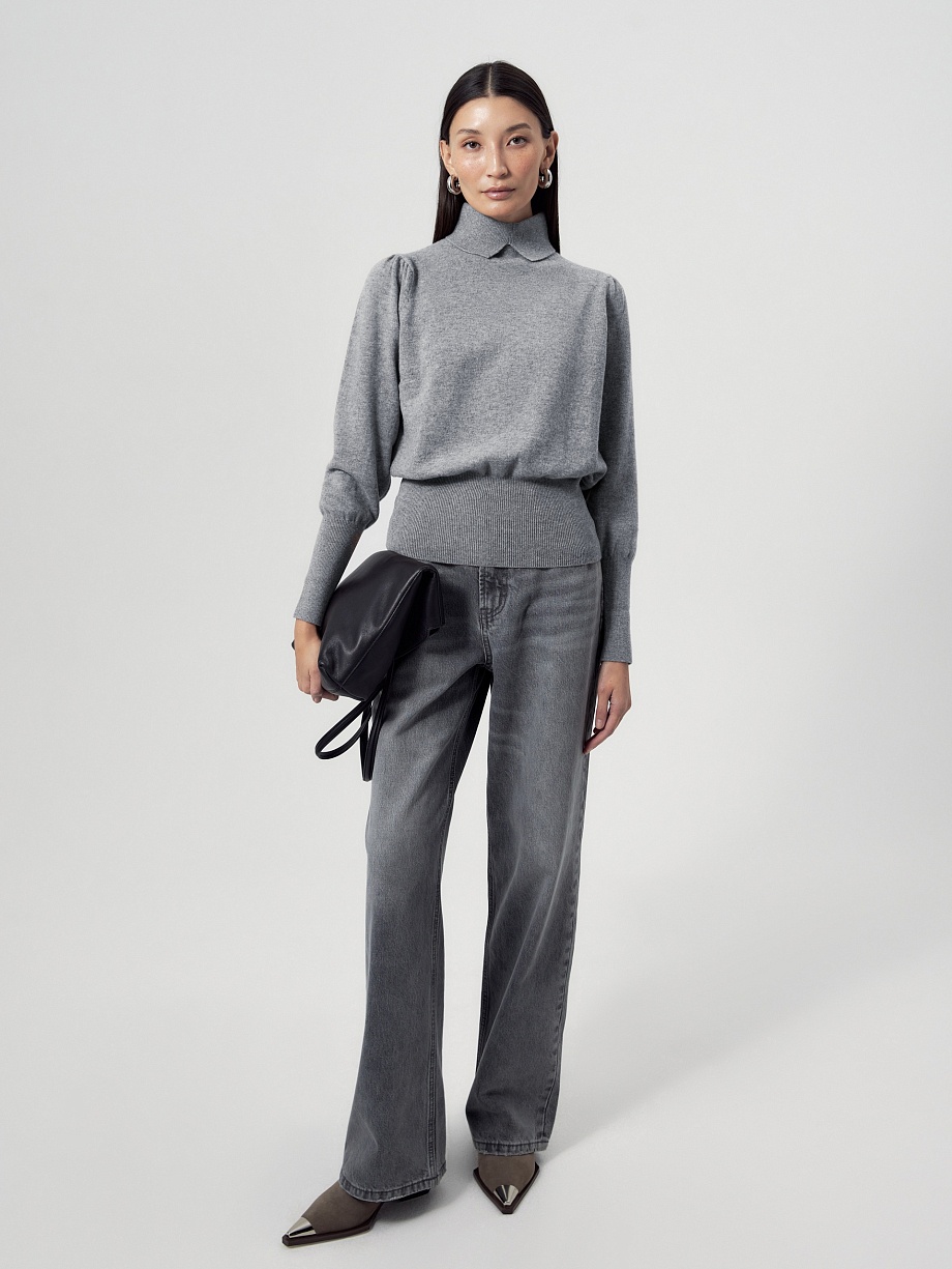 Свитер из шерсти мериноса и кашемира