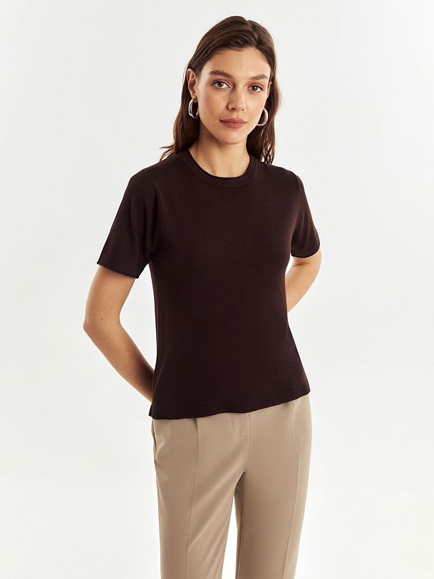 Вязаный джемпер из вискозы