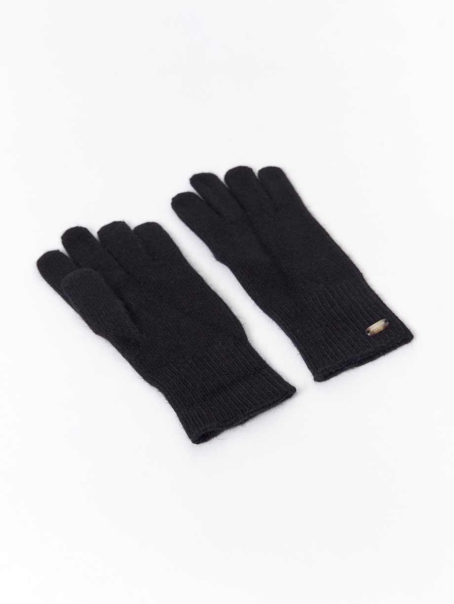 Мягкие демисезонные перчатки с ангорой