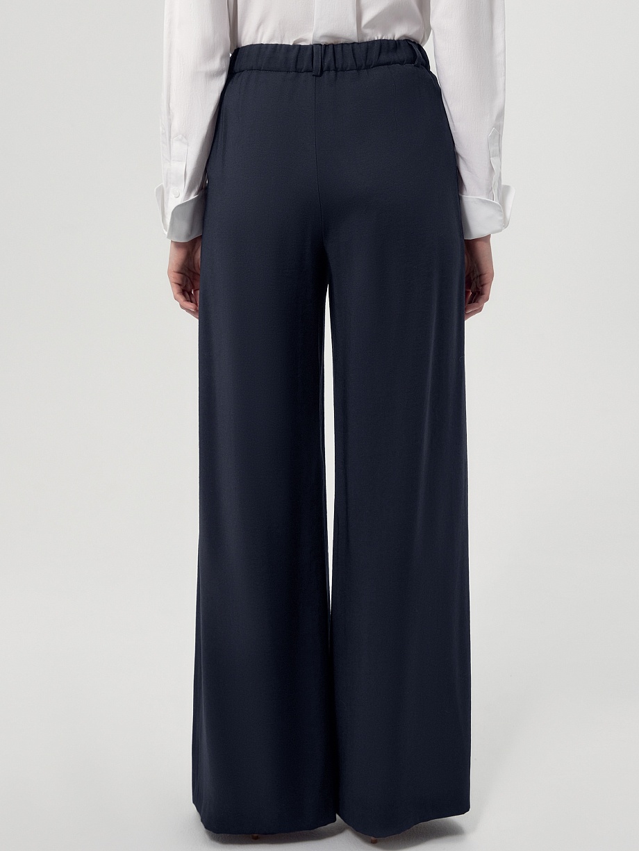 Брюки-палаццо из вискозы
