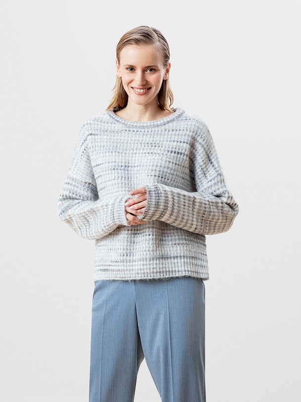 Джемпер крупной вязки