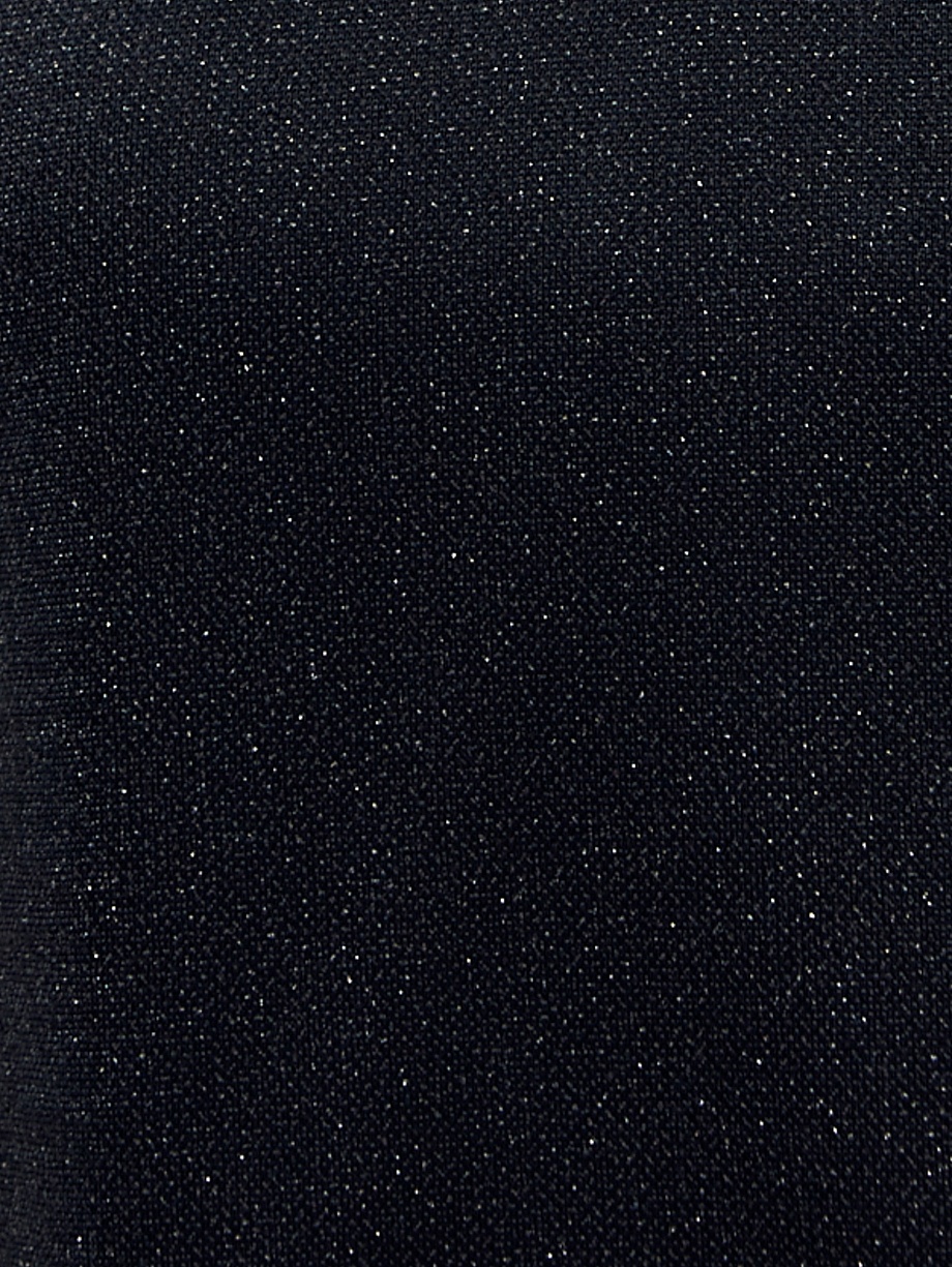 Асимметричная блуза из трикотажа с люрексом