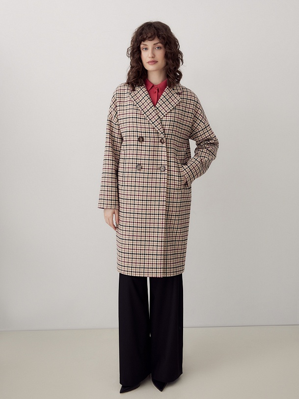 Шерстяное пальто с мембраной