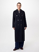 Пальто из шерсти и шелка с мембраной и утеплённой спинкой POMPA арт.1015976p90099