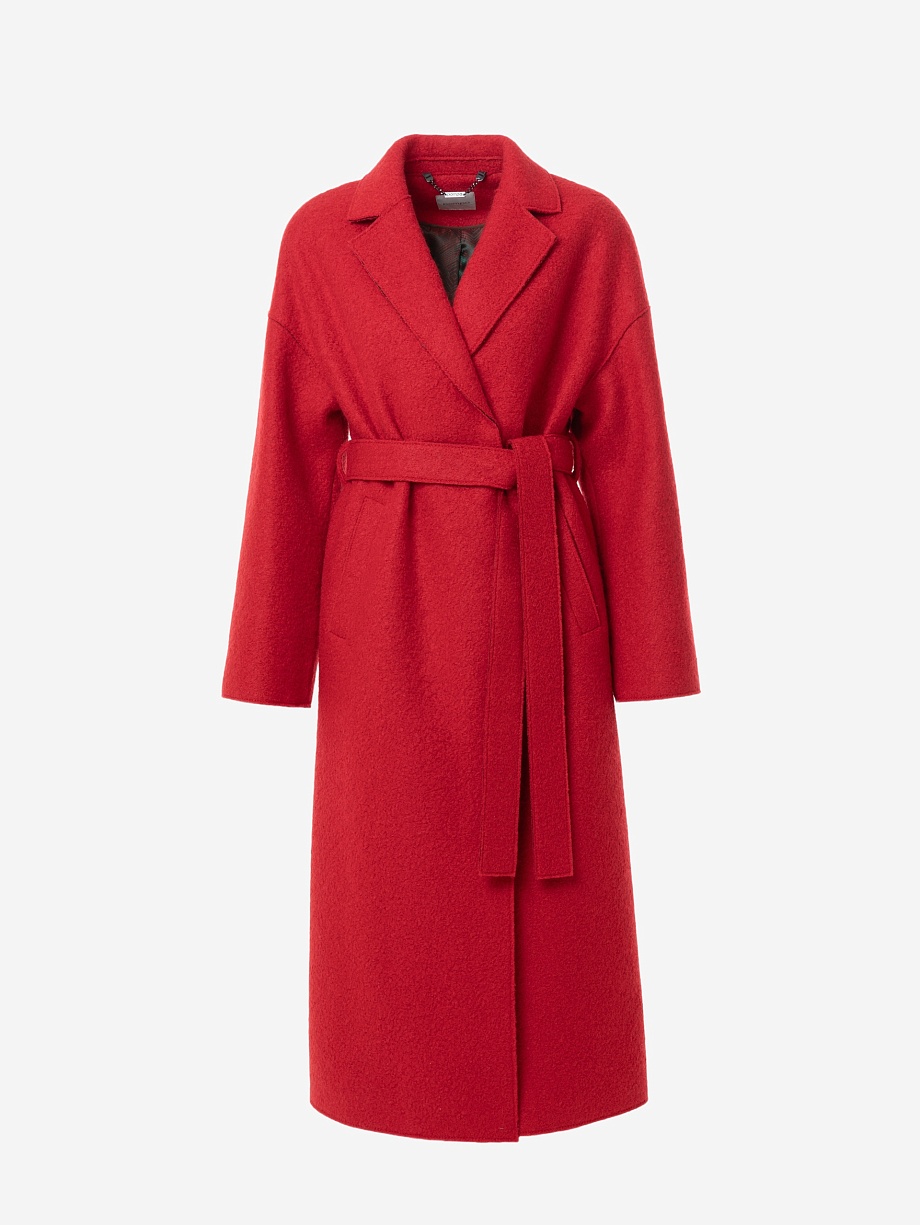 Демисезонное пальто из шерсти с мембраной