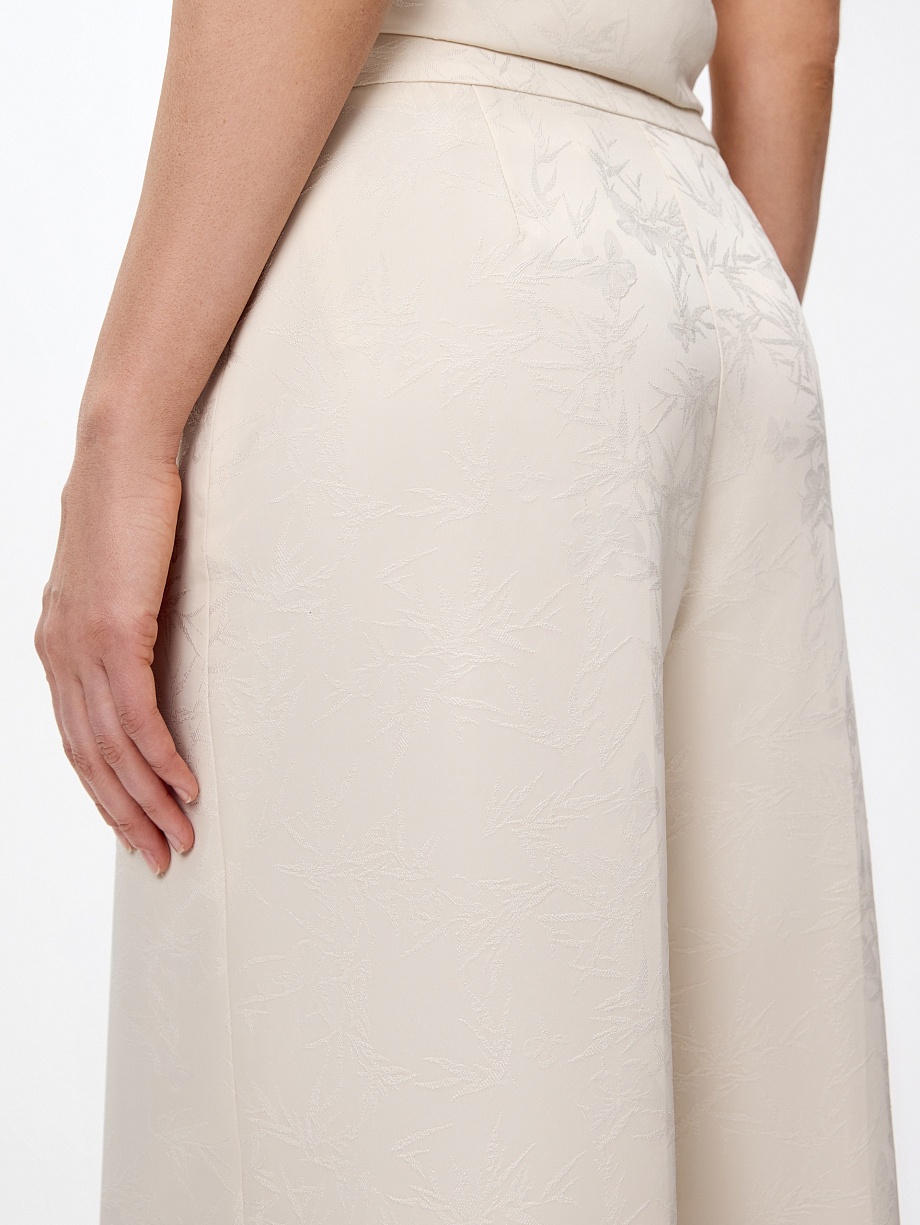 Брюки клёш из вискозы