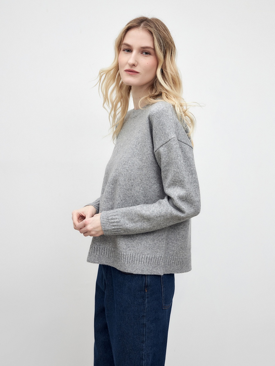 Джемпер из вязаного трикотажа