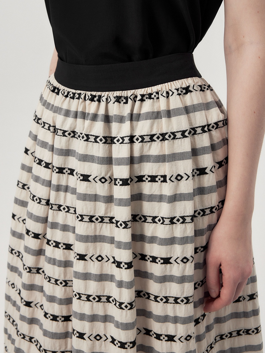 Летняя юбка из 100% хлопка