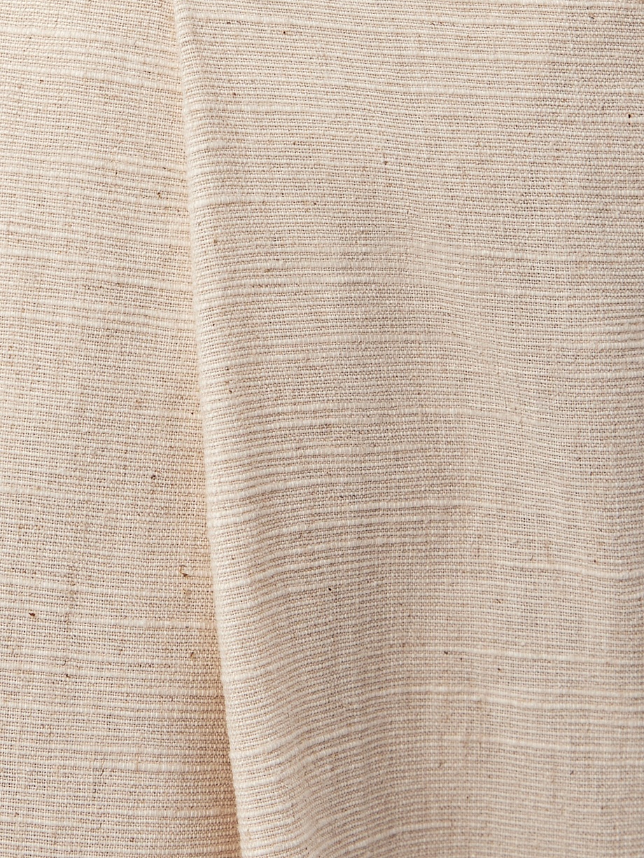 Брюки-палаццо из хлопка и льна