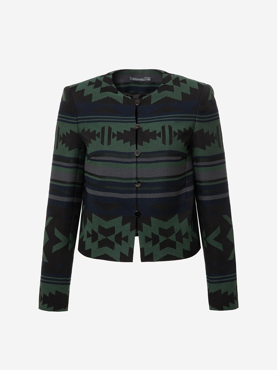 Жакет из жаккарда