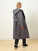 Зимнее стеганое пальто с мембраной и капюшоном POMPA арт.1013831i60093