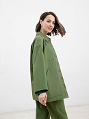 Жакет-рубашка женская зеленая POMPA арт.3109330sg0441