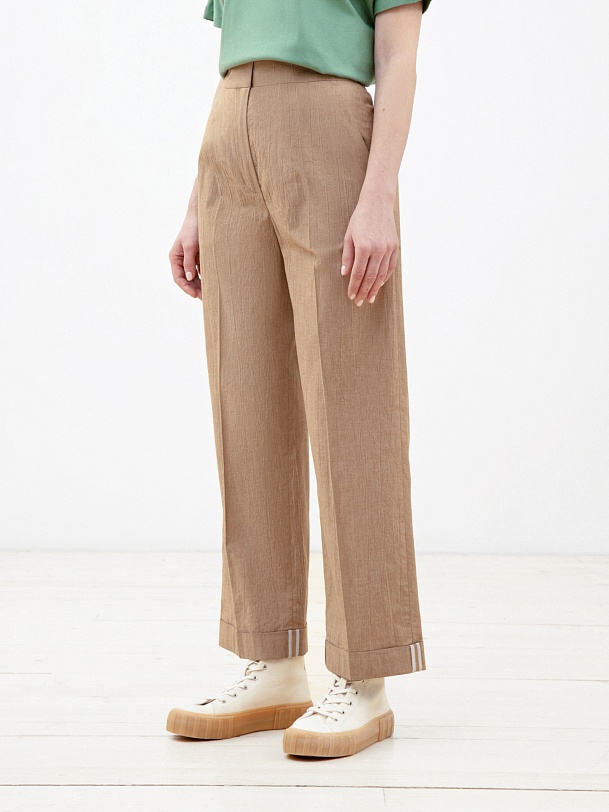 Брюки женские цвета капучино