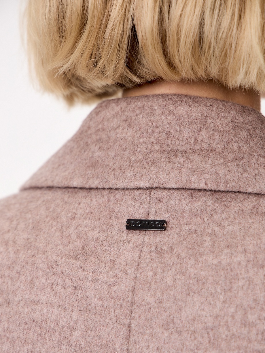 Пальто из шерсти с мембраной