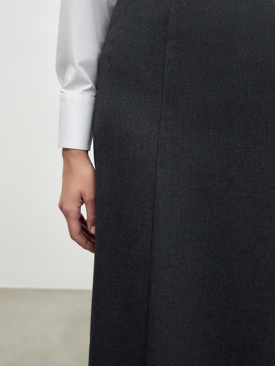 Сарафан из костюмной ткани 